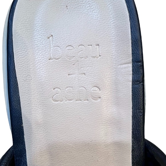 Beau & Ashe Tana Brown and Cream Reptile Semi Bootie Sandals Sz 9 - Picture 9 of 10